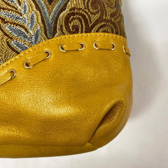 Fiore by Isabella Fiore Gold Corduroy Bag - Picture 10 of 11